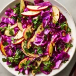 Winter Cabbage Salad with Apples and Citrus Dressing