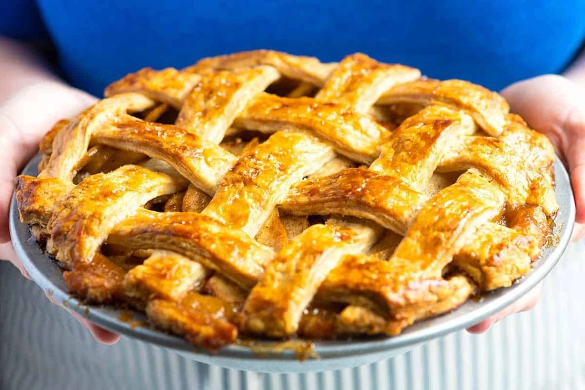 Apple Pie Recipe with Golden Lattice Crust
