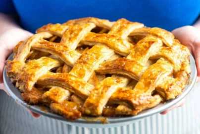 Apple Pie Recipe with Golden Lattice Crust